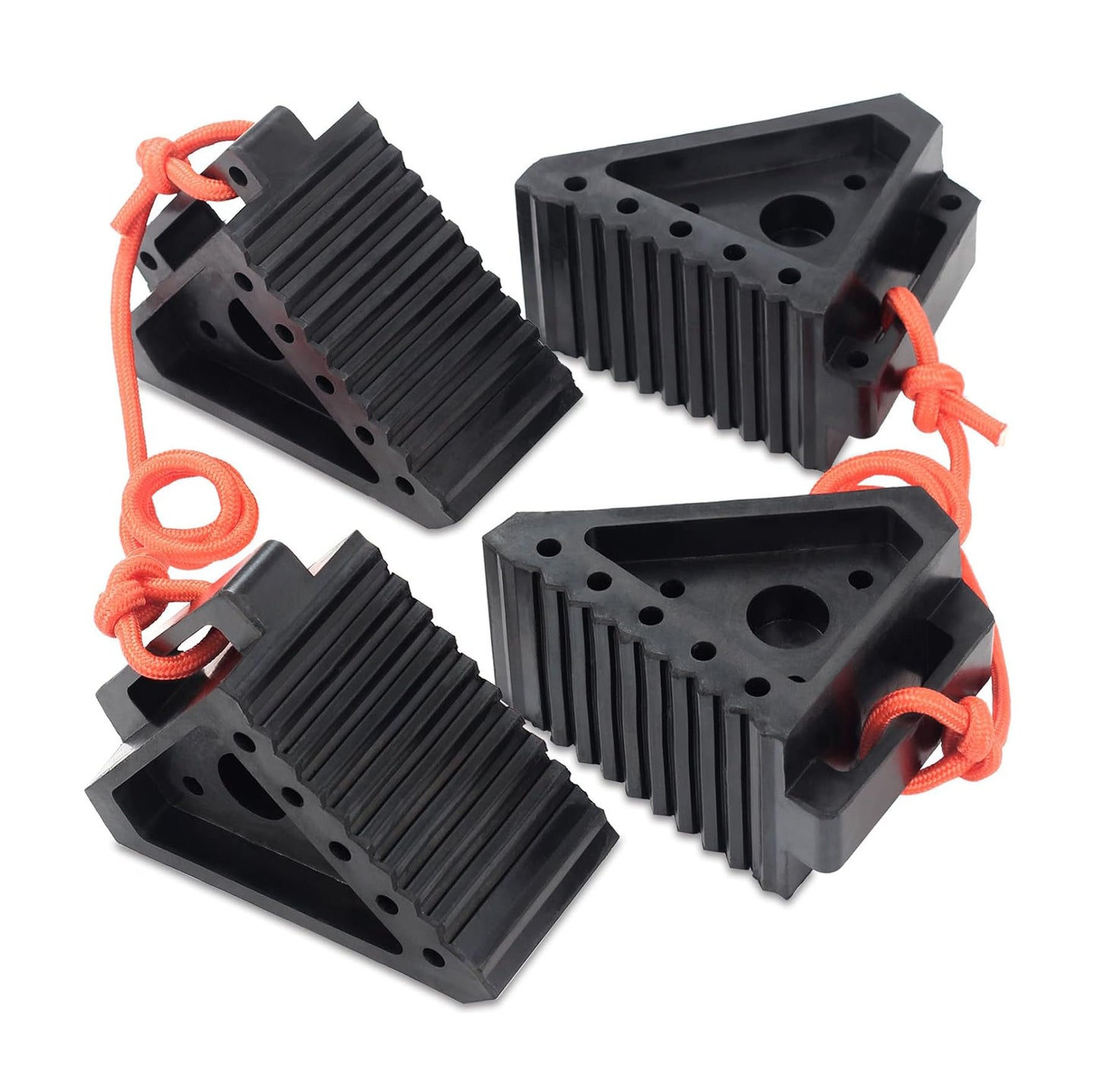 Rubber Wheel Chocks (4-Pack)